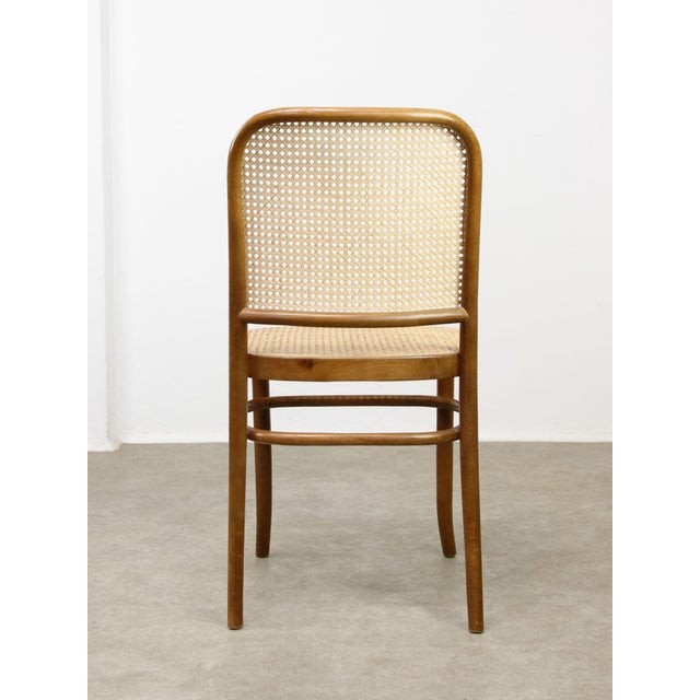 Brown No. 811 Bentwood Chairs attributed to Michael Thonet, Set of 2 For Sale - Image 8 of 18