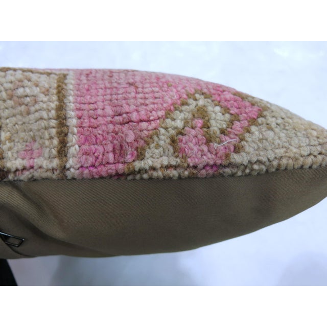 Contemporary Pink Oushak Pillow For Sale - Image 3 of 5