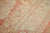 Orange Orange Ivory Antique Turkish Oushak - 11' x 14'4" For Sale - Image 8 of 9