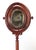 Victorian Early 20th Century Wooden Shaving Stand With Tilting Beveled Mirror For Sale - Image 3 of 10