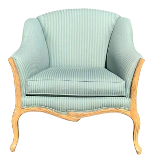 Organic Faux Bois Carved Wood Lounge Arm Club Chair, Casa Stradivari