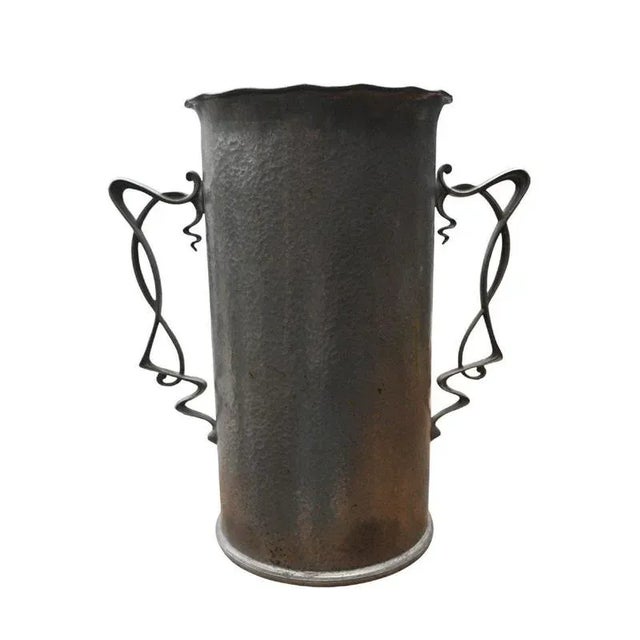 Art Nouveau Tinned Brass Wine Cooler, 1900-1915 For Sale - Image 3 of 7