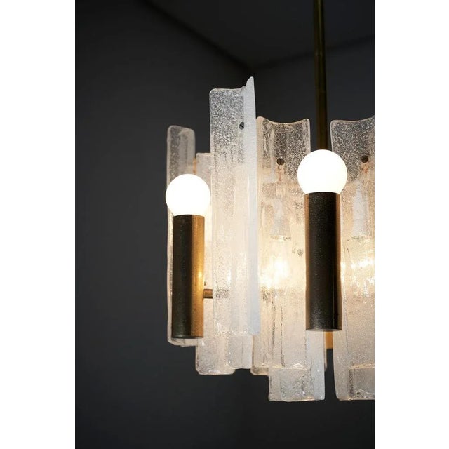 Kalmar Lipizza Hangin Light attributed to j.t. Kalmar Austria, 1960s For Sale - Image 4 of 13