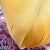 1970s 1980 Marge Carson Style Souffle Pouf Ottoman in Gold For Sale - Image 5 of 8