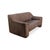 Mid-Century Modern Two-Seater Buffalo Leather DS44 Sofa in Brown from de Sede For Sale - Image 3 of 10