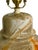 Bunny Williams Home Vintage Orange and Cream Marbleized Ceramic Baluster Form Lamp For Sale - Image 4 of 15