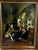 Late 20th Century Late 20th Century Biedermiere Style Framed Reproduction Painting of “Game of Chess” by German Artist Carl Herpfer For Sale - Image 5 of 12