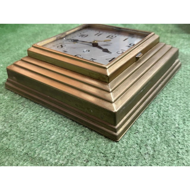 1920s Manning Bowman Art Deco Machine Age Wall Clock For Sale - Image 10 of 12