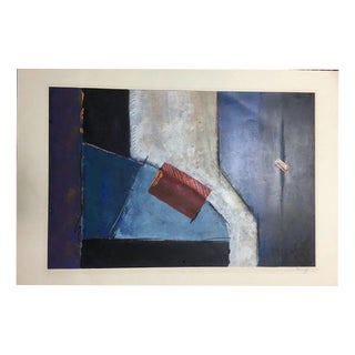 Delajoud Michel Alias Deljou Kamy, 1957 Monotype Ed. 1 / 1, 1958, Lithograph For Sale