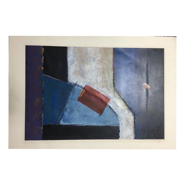 Delajoud Michel Alias Deljou Kamy, 1957 Monotype Ed. 1 / 1, 1958, Lithograph For Sale