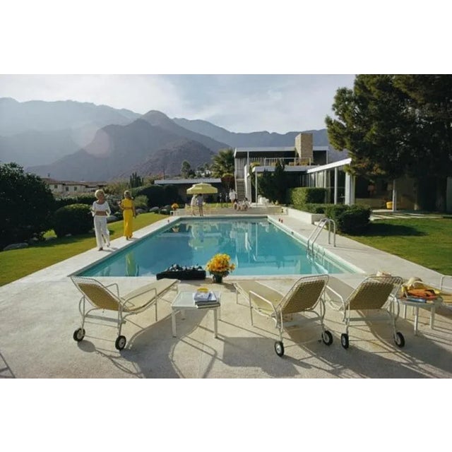 Poolside Catwalk 1970 by Slim Aarons Slim Aarons Limited Estate Edition Former fashion model Helen Dzo Dzo Kaptur (in...