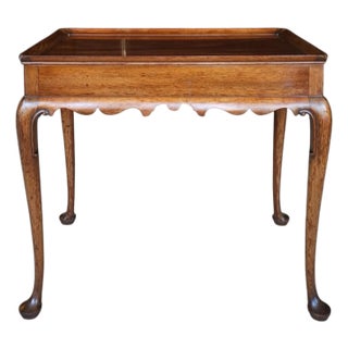Kittinger Georgian Mahogany Butler's Side Table With Tray Top For Sale