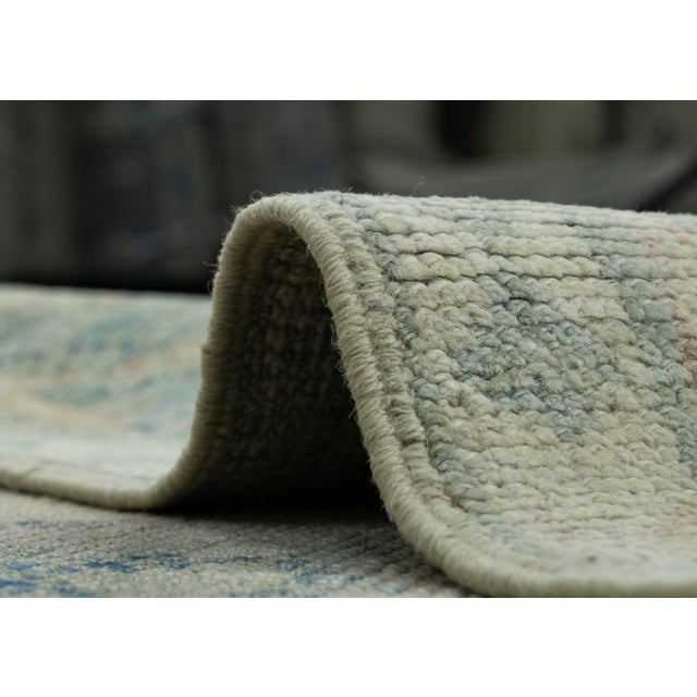 Textile Turkish Oushak Rug 4' x 6'4" #17771 For Sale - Image 7 of 8