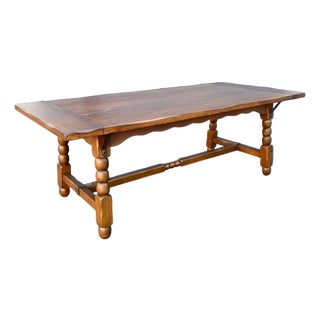 1930s Professionally Restored Monterey Farm Table For Sale