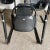 1970s 1970s Black Vinyl on Black Metal Zermatt Tubular Sling Chairs Vecta For Sale - Image 5 of 10