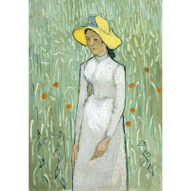Artist:? Vincent vanGogh Country: France Title: Girl in White Medium: Giclee Marks: Numbered limited edition Printed: on...