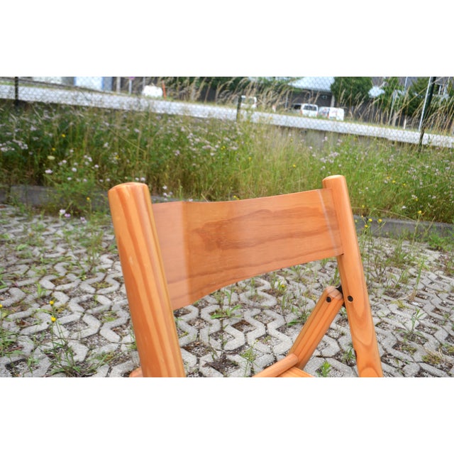 Vintage Danish Pine Folding Chair in the style of Rainer Daumiller, 1970s For Sale - Image 10 of 18
