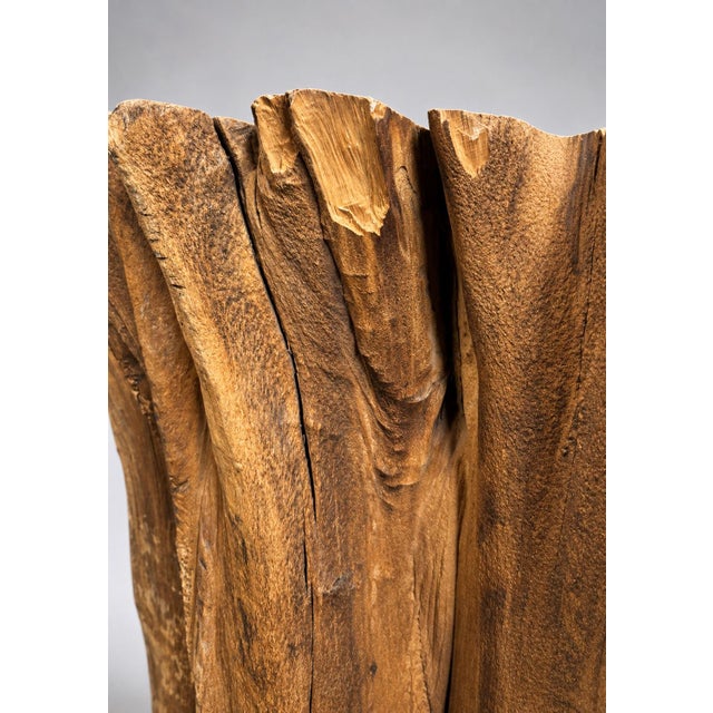 1960s Cypress Tree Trunk Table Base For Sale In New York - Image 6 of 8
