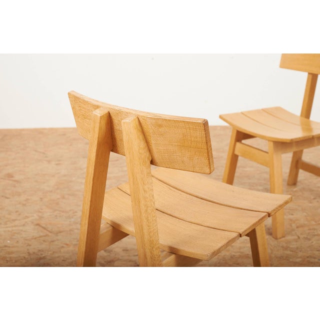 Chairs in Oak Frame by Hans Anliker for Horgen Glarus, 1962, Set of 6 For Sale - Image 9 of 13