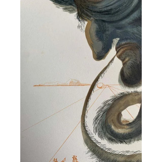 Salvador Dali, Inferno Canto 20, 1970, Engraving For Sale - Image 6 of 10