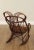 Brown Antique Bentwood Children Rocking Chair For Sale - Image 8 of 13