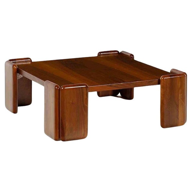 Wood Coffee Table by Mario Marenco for Mobilgirgi, Italy, 1970s For Sale - Image 7 of 7