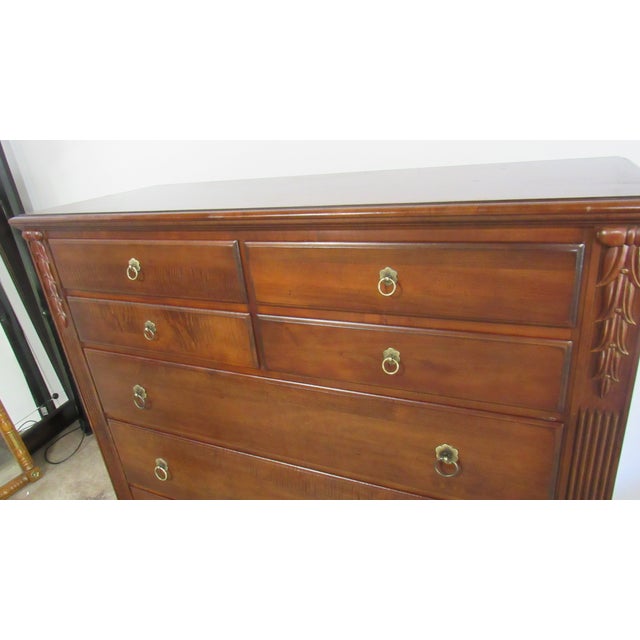 Ethan Allen 1980s Ethan Allen British Classics Chest Dresser Designer Cherry For Sale - Image 4 of 14