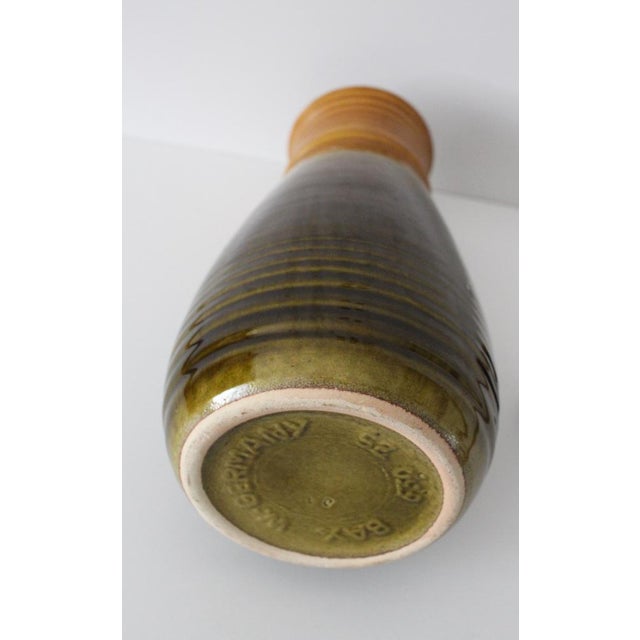 Beige Vintage W. German 630 - 25 Vase from Bay Keramik, 1960 For Sale - Image 8 of 9