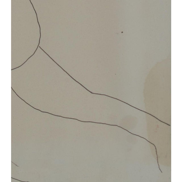 Roger Hilton Nude Figure Ballpoint Pen on Paper For Sale In New York - Image 6 of 6