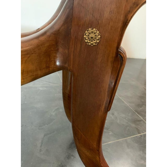 Saber-Leg Table by Paolo Buffa, 1950s For Sale - Image 10 of 15