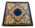 Custom Made Atelier Versace Blue Gold Baroque Velvet Throw For Sale