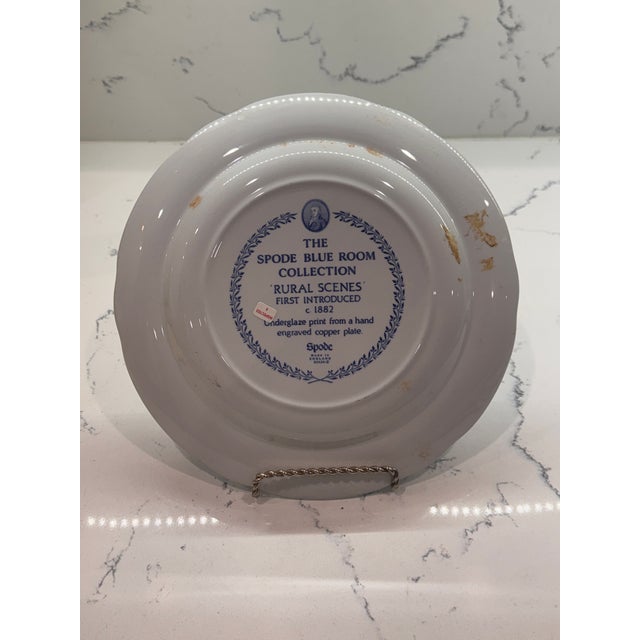 Spode Vintage 1990s Spode Blue and White Collection Decorative Plates - Set of 6 For Sale - Image 4 of 14