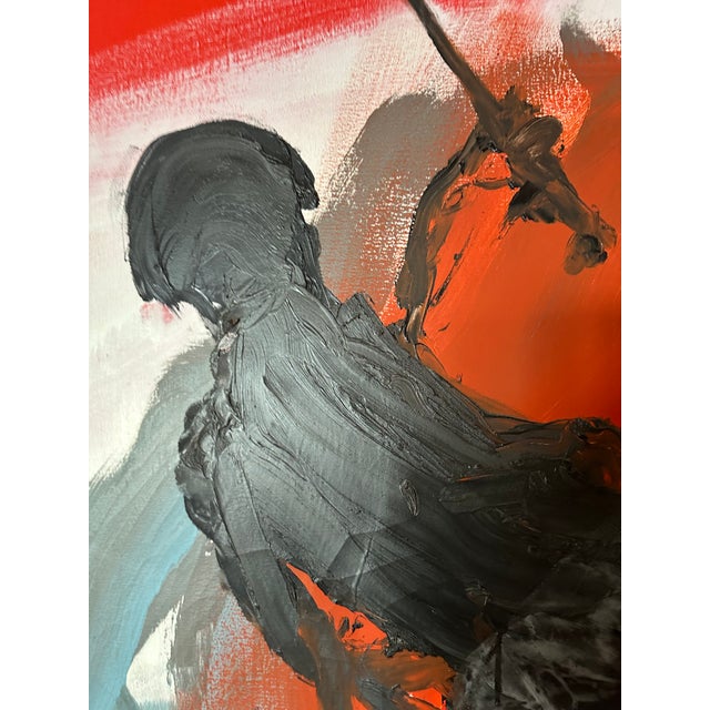 Wesley Kimler — Monumental Abstract Expressionist Painting (98" X 86"), Framed For Sale In Chicago - Image 6 of 11