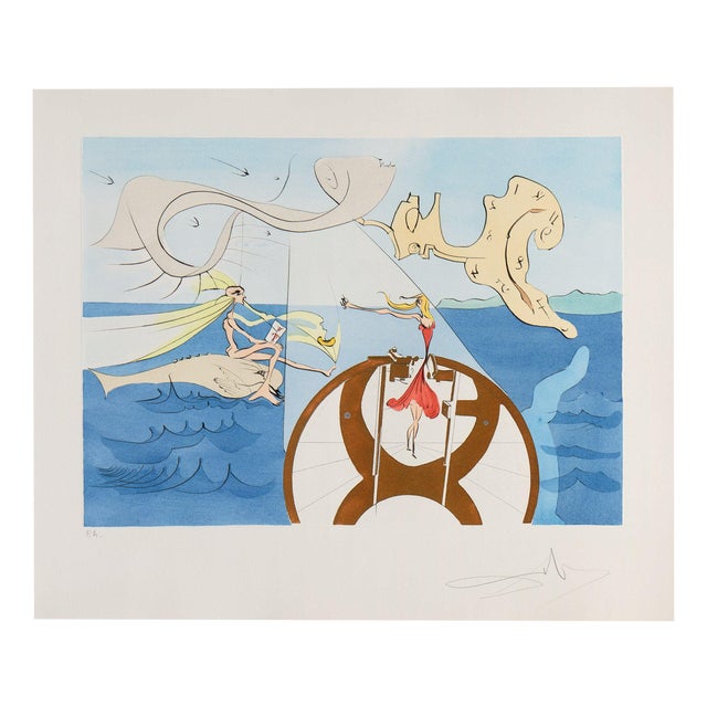 Salvador Dali, The Sewing Machine, 1975, Etching For Sale