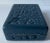 English Vintage Indian Hand-Carved Blue Painted Box For Sale - Image 3 of 6