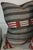 This pair of Navajo Indian weaving pillows are in great condition and have grey linen backings. The inserts are down &...