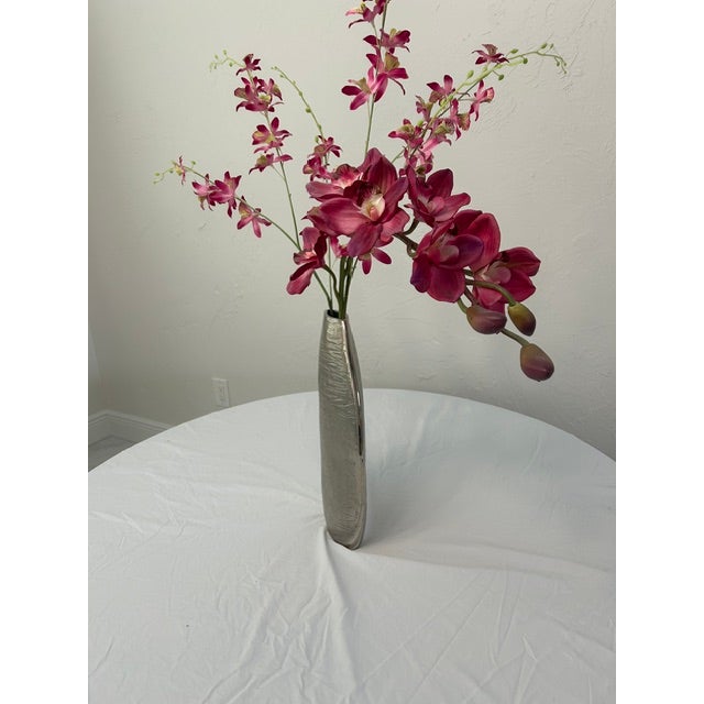 Purchased this beautiful elegant silver vase at Crate & Barrel 2015.