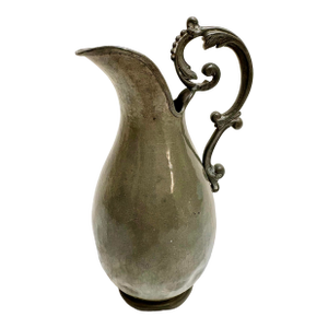 Vintage English Pewter Pitcher or Vase