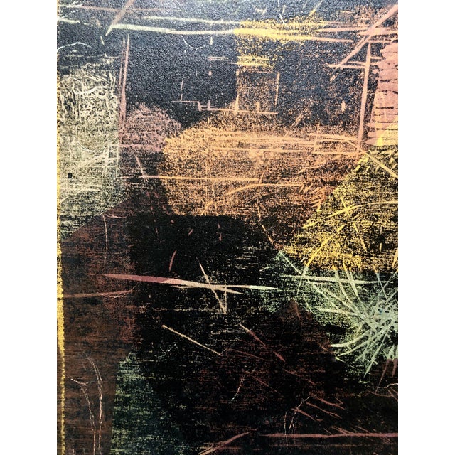 Oscar Murillo, Latin American Figurative Abstract Expressionist Mixed Media Monoprint Painting For Sale - Image 11 of 11