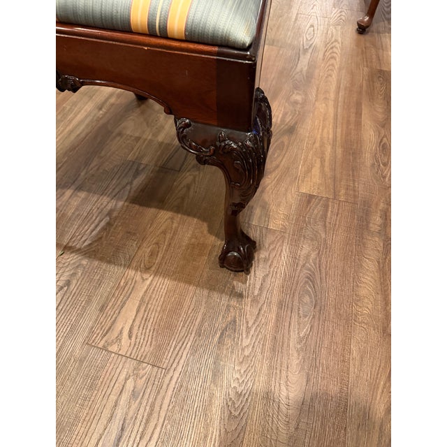 Wood 1980s Kindel Mahogany Chippendale Style Dining Chair For Sale - Image 7 of 7