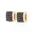 Contemporary Roshe Jewels Diamond Studs, 1.38 Carat Black Diamond Yellow Gold Earring Studs, A Pair For Sale - Image 3 of 9