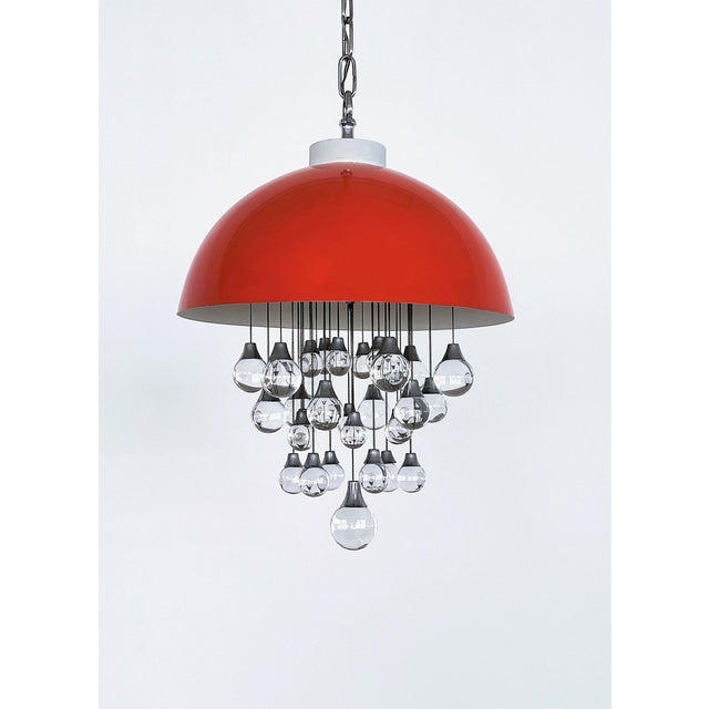 Space Age Jelly Fish Pendant Light, 1980s For Sale - Image 13 of 16