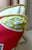 Vibrant Cottagecore Charm: Hana Chess in Ruby + Romo Miro in Beijing Blue + Down-Feather Filled Pillows = a Set of 4 For Sale - Image 17 of 17