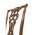 Wood Chippendale Style Carved Mahogany Dining Chairs- Set of 2 For Sale - Image 7 of 9