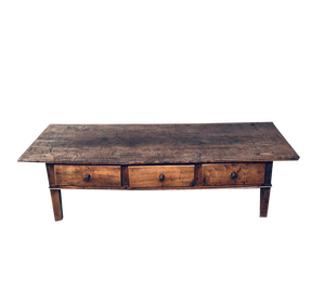 Low Spanish Folk Art Console or Coffee Table