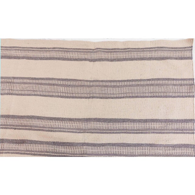 Contemporary Striped Flat Weave Rug by Doris Leslie Blau For Sale - Image 4 of 7