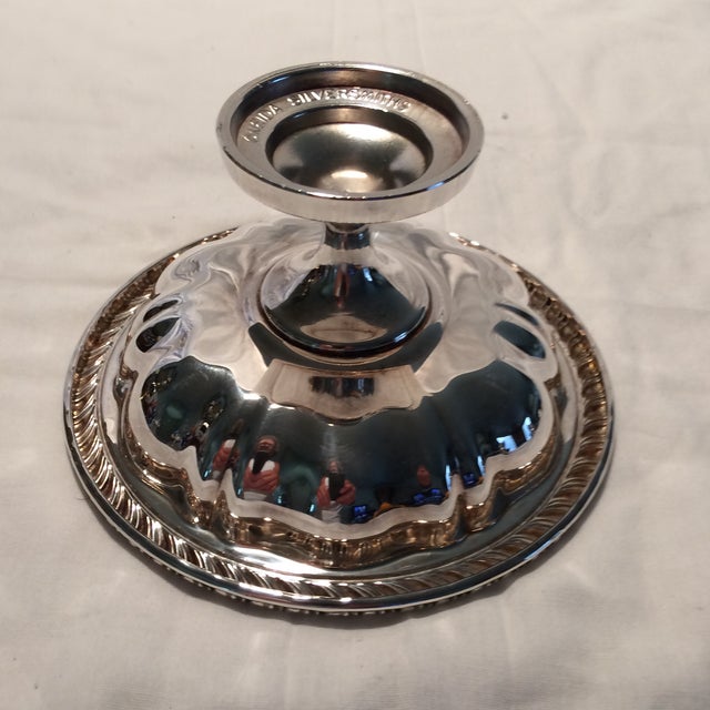 Vintage Oneida Silversmiths Plated Serving Dish Chairish