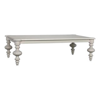 Graff Coffee Table, Solid White For Sale