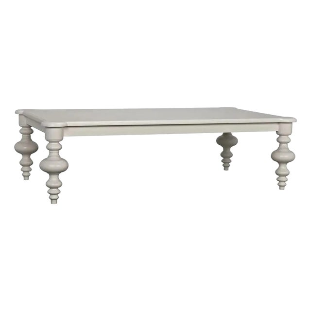 NOIR Graff Coffee Table, Solid White For Sale