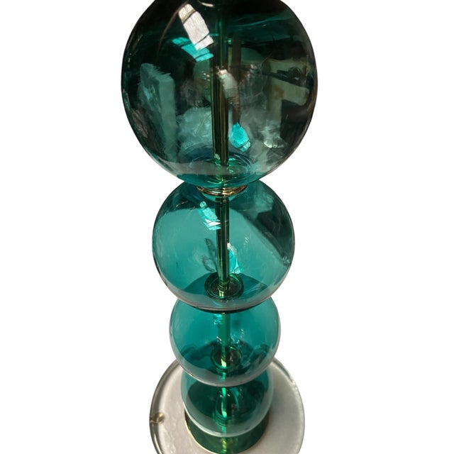 Glass Murano Glass Lamps in the style of Gino Cenedese, 1980, Set of 2 For Sale - Image 7 of 10